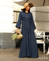Cotton Dress with Puffed Sleeves 63051
